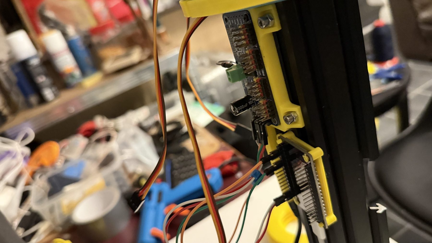 Step 3: ESP32, PCA9685 servo board, wiring and Bottango